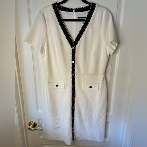 Karl Lagerfeld White and Black Dress